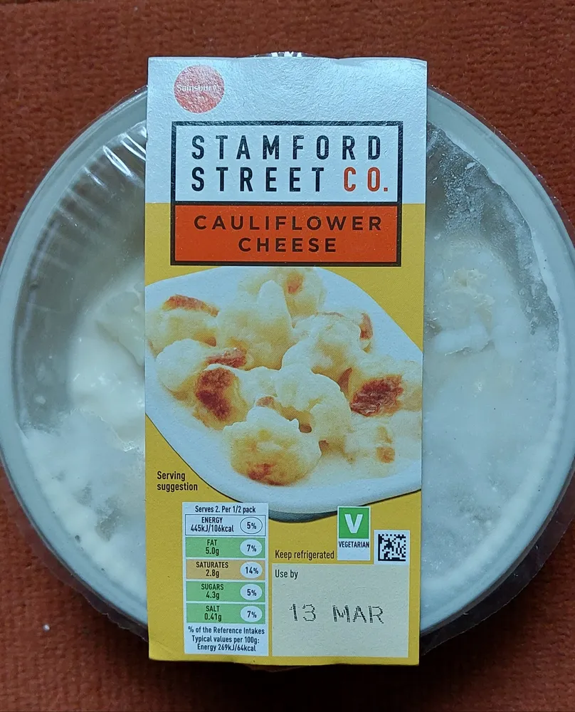 Cauliflower cheese