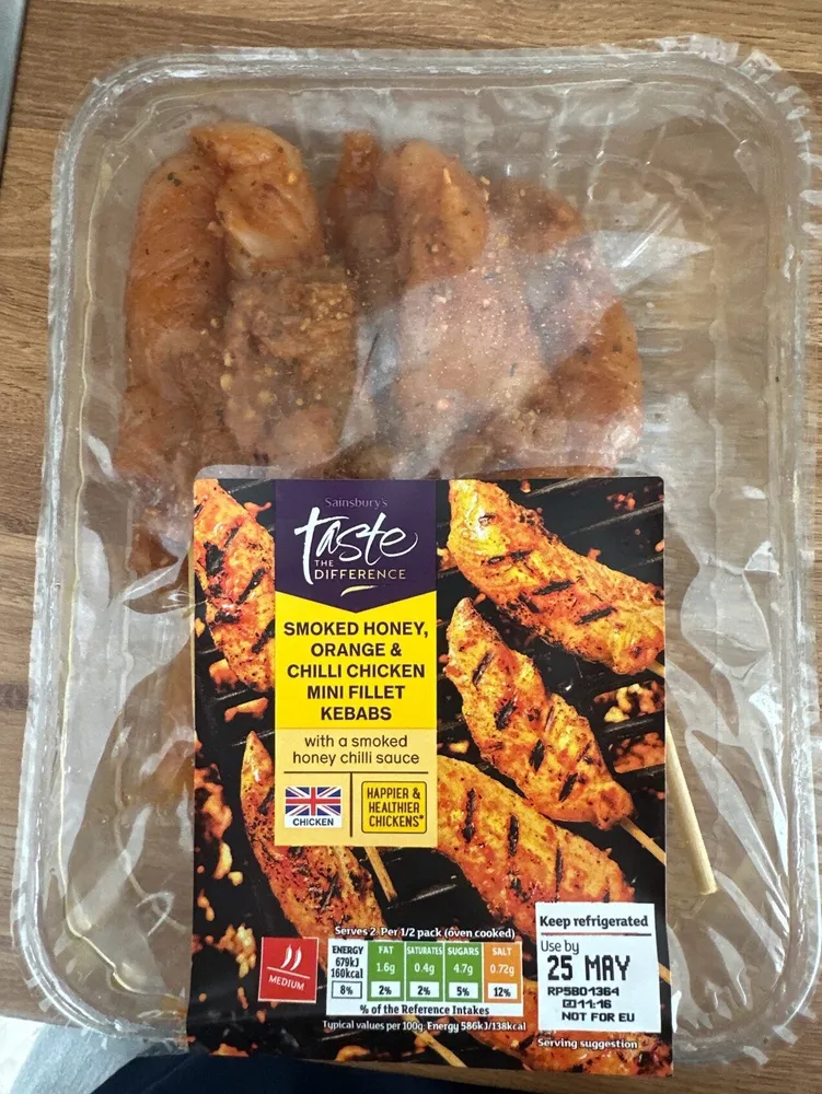 Smoked Honey, Orange & Chilli Chicken Kebabs