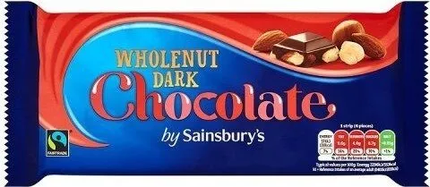 Fairtrade Wholenut Dark Chocolate