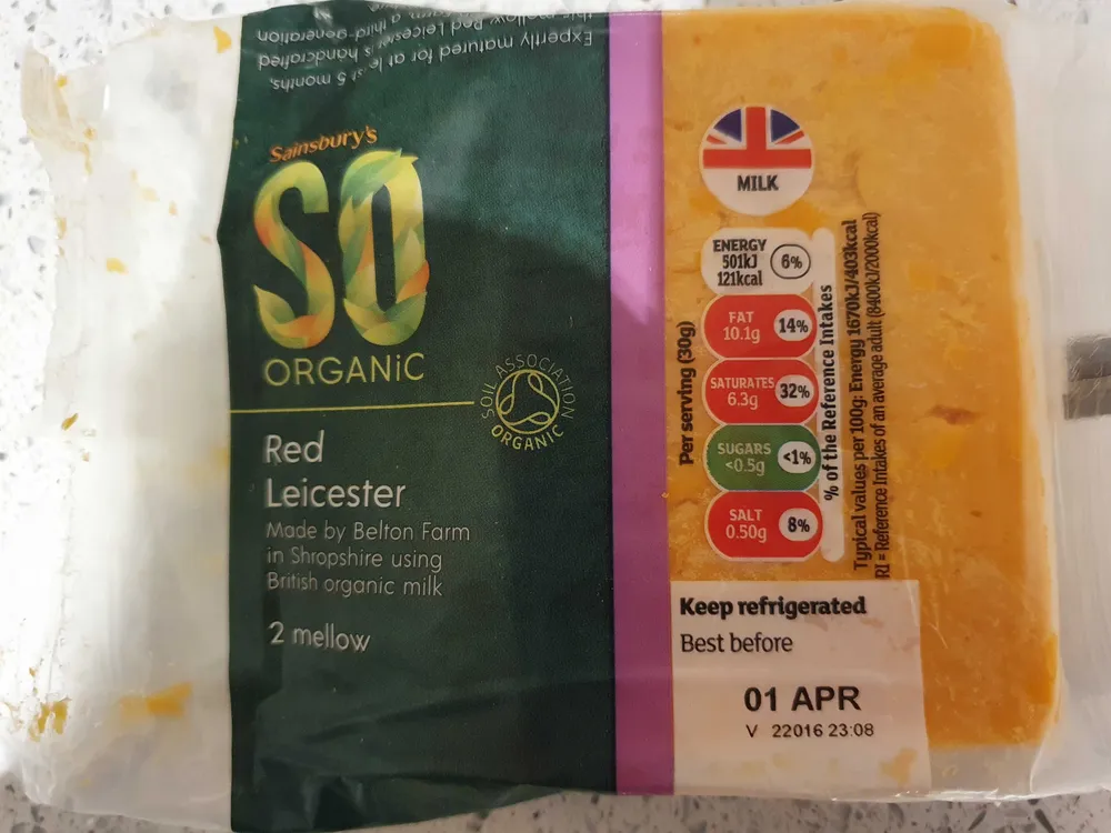 Red Leicester SO organic
