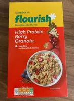Flourish high protein berry granola