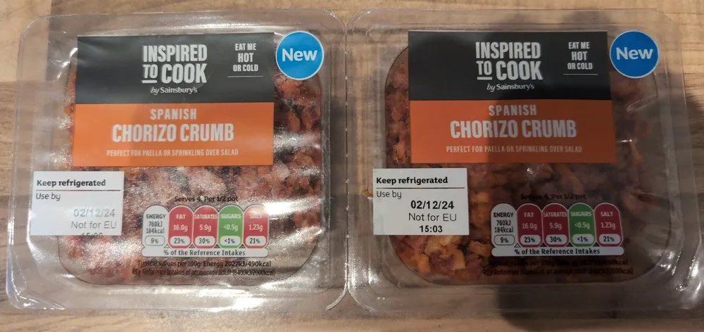 Spanish Chorizo Crumb