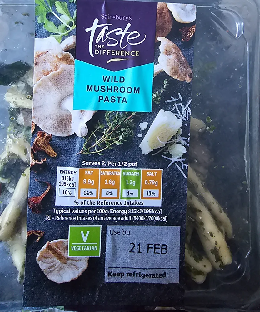 Wild Mushroom Pasta