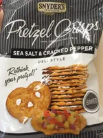 Snyder's Pretzel Crisps Sea Salt & Cracked Pepper