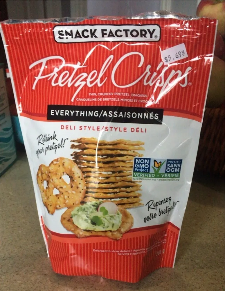 Pretzel crisp