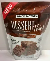 Dessert thin, crispy biscuits