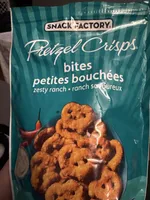 Pretzel Crisps bites zesty ranch