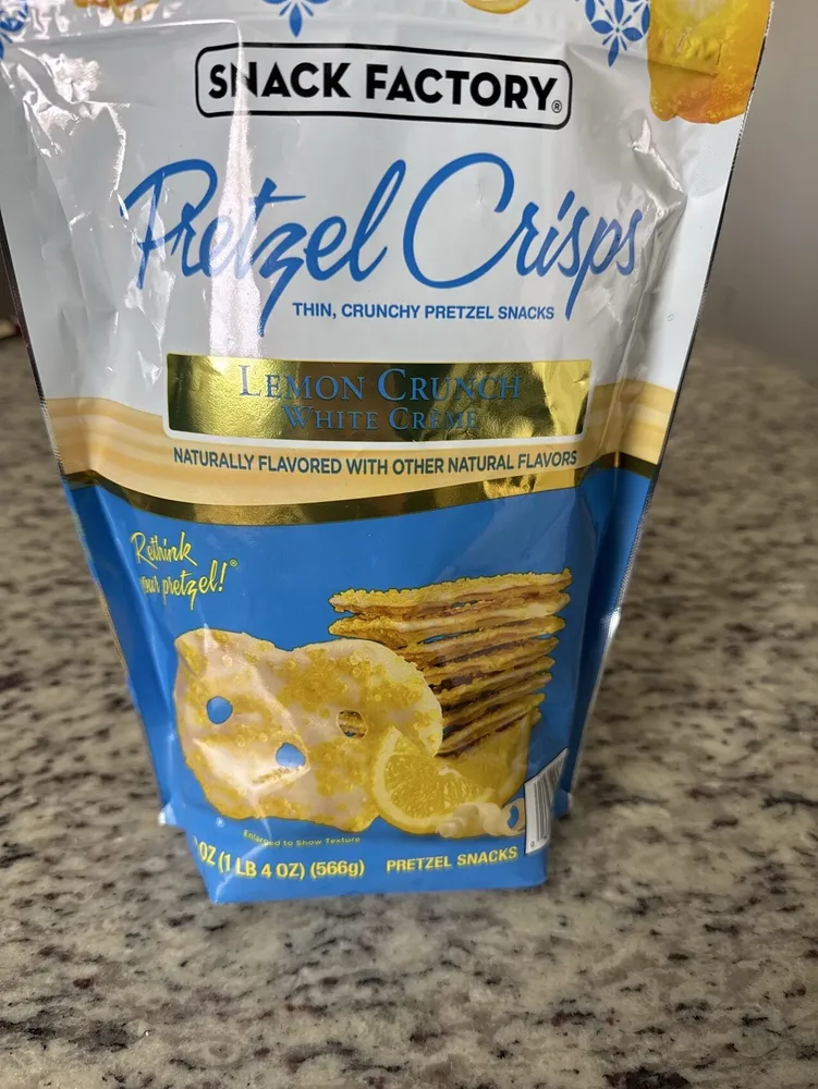 Pretzel Crisps Lemon Crunch White Creme