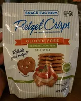 Gluten Free Mediterranean Herb Pretzel Crisps