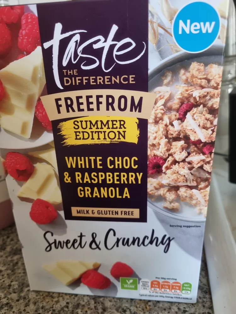 White Choc and Raspberry Granola