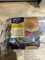 4 Brioche Burger Buns