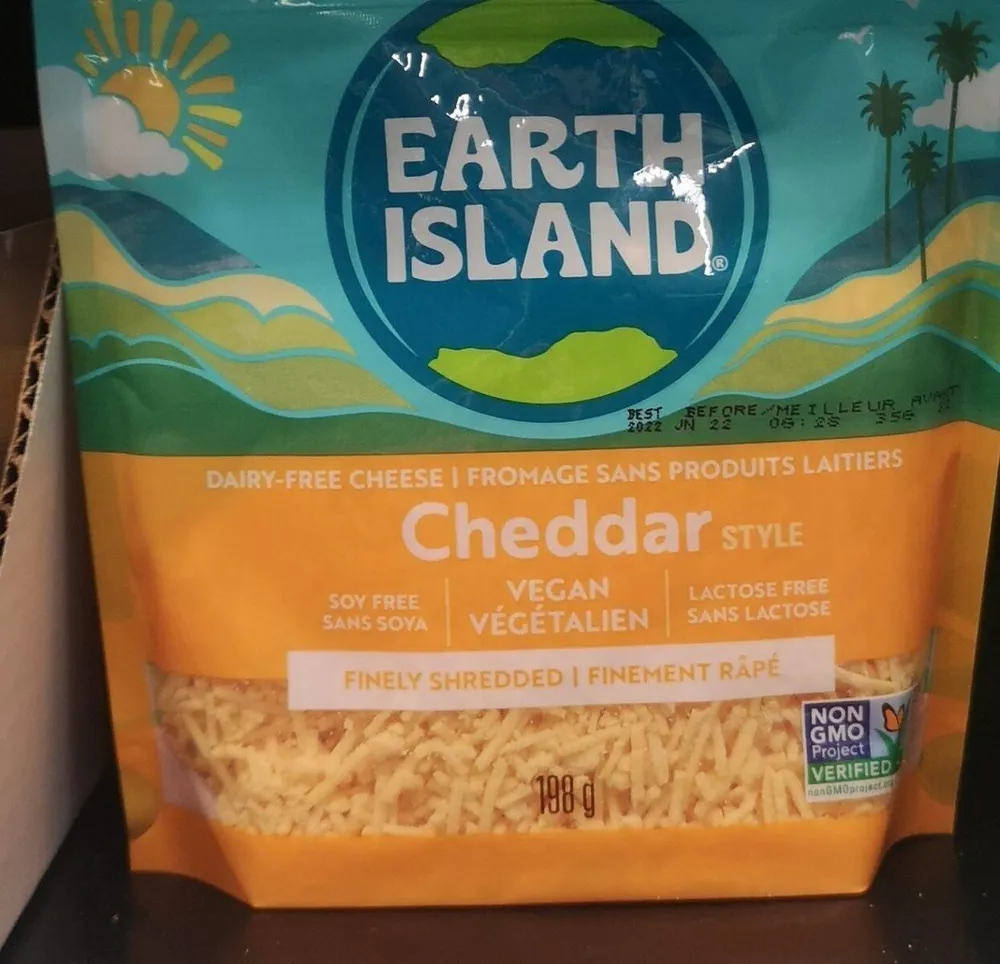 Dairy-Free Shredded Cheese Cheddar Style