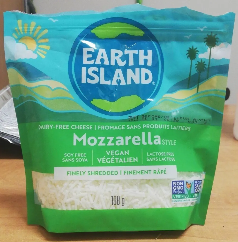 Dairy-Free Shredded Cheese Mozzarella Style