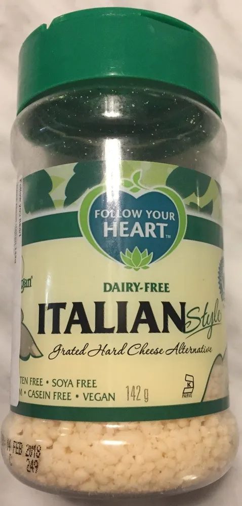 Grated hard cheese alternative