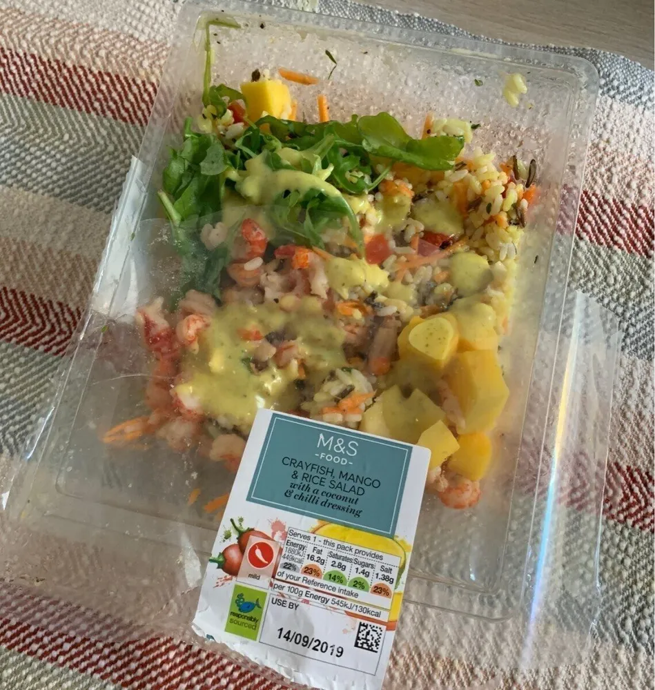 Classic Salad Crayfish & Mango with a coconut & chilli dressing
