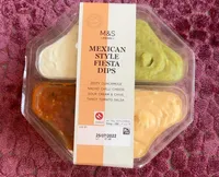 Mexican style fiesta dips