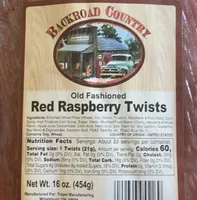 Old Fashioned Red Raspberry Twists