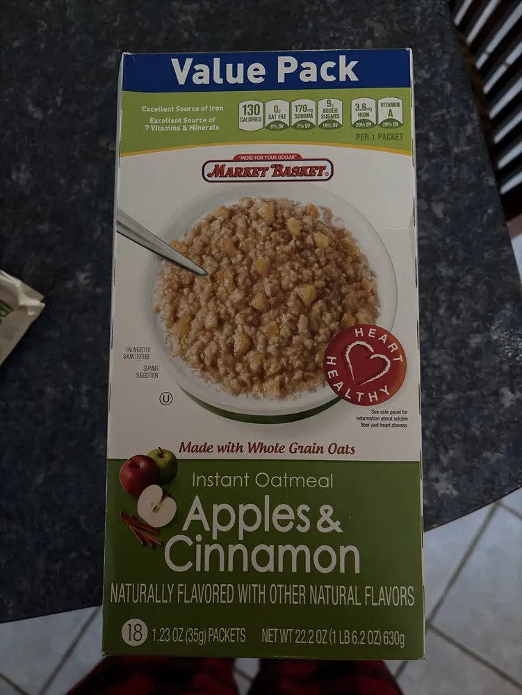 Apples & Cinnamon Instant Oatmeal