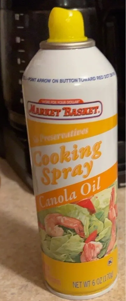 Canola oil cookinb spray