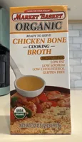Organic chicken bone cooking broth