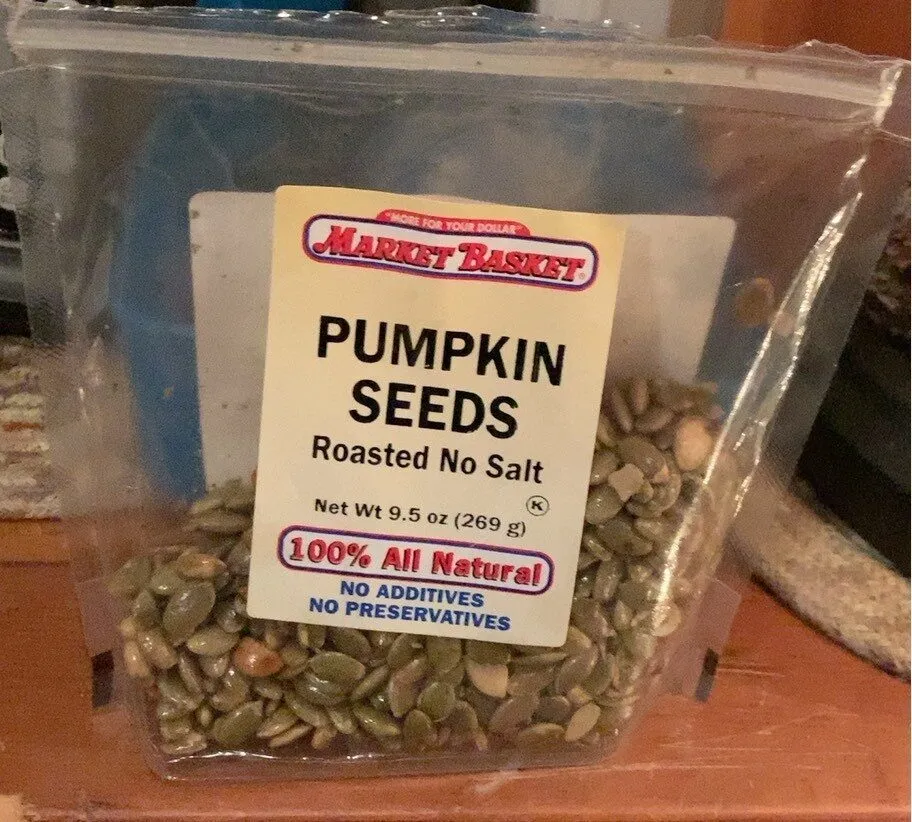 Pumpkin Seeds Roasted No Salt
