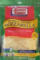 Low-Moisture Part-Skim Mozzarella Natural Shredded Cheese