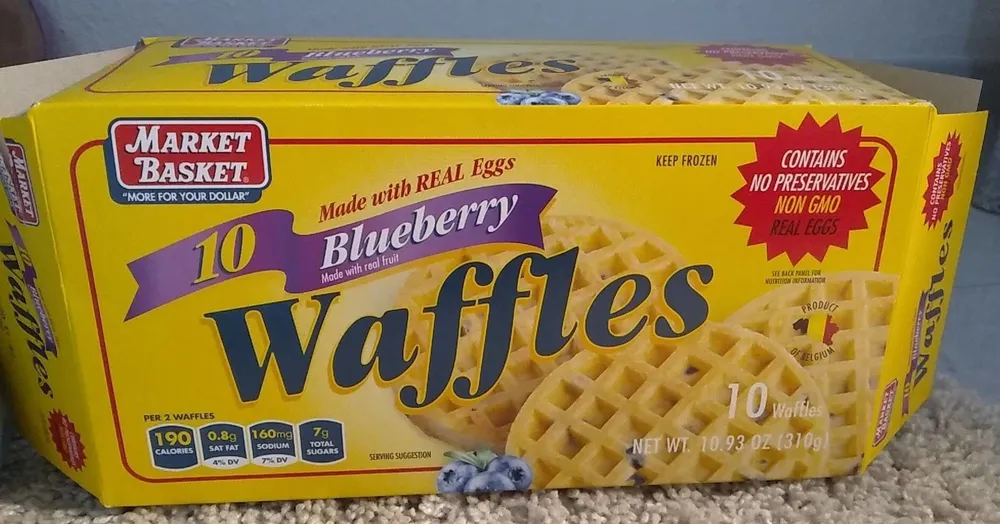 Blueberry waffles