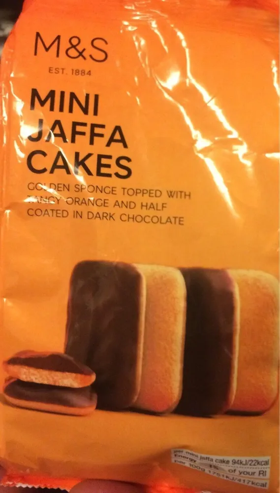 Mini jaffa cakes