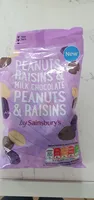 Peanuts Raisins And Milk Chocolate