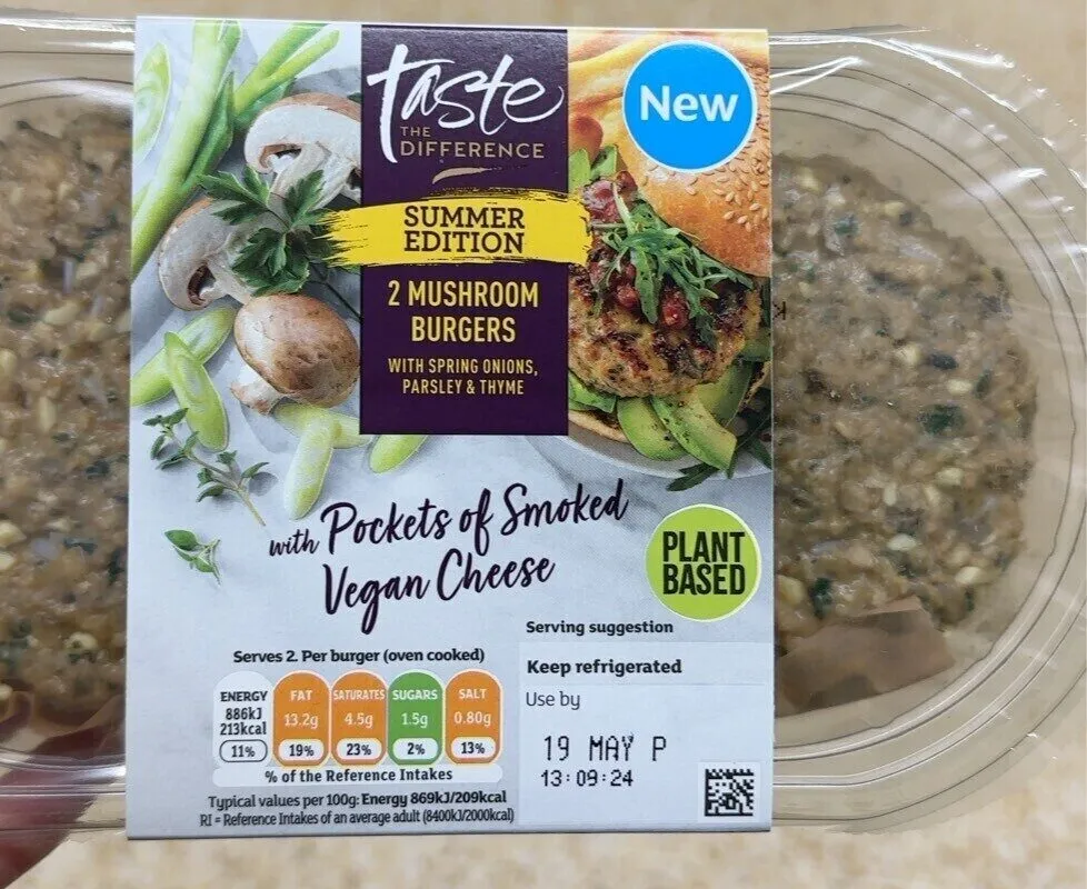 2 mushroom burgers