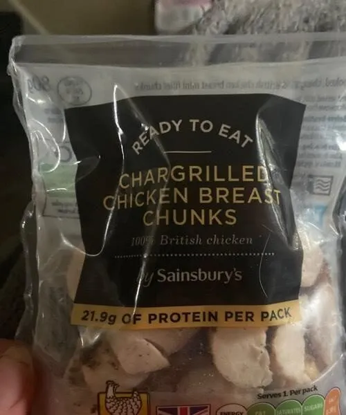 Chargrilled chicken breast chunks