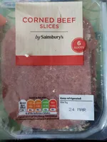 Corned beef slices