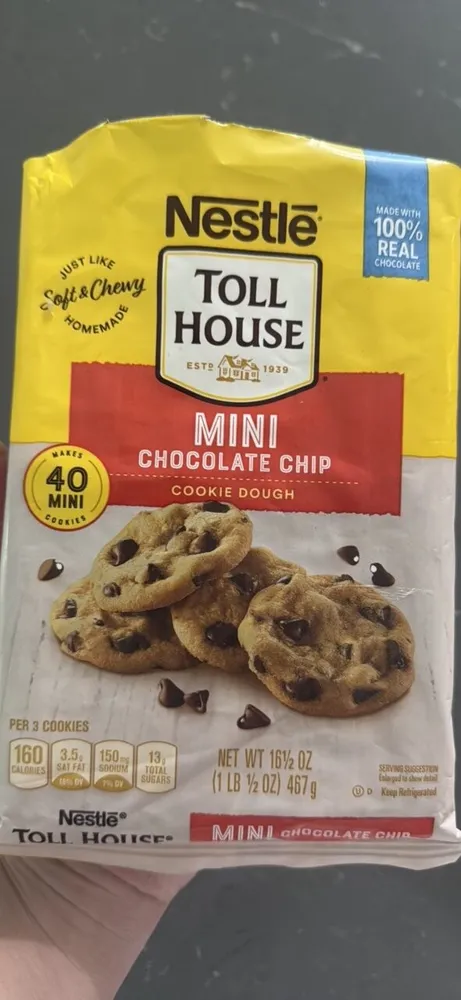 mini chocolate chip cookie dough