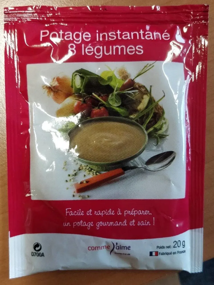Potage instantané 8 légumes