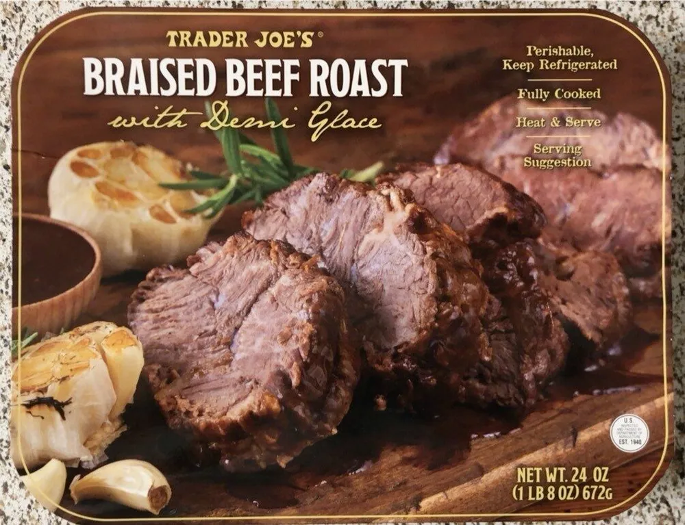 Braised Beef Roast with Demi Glace