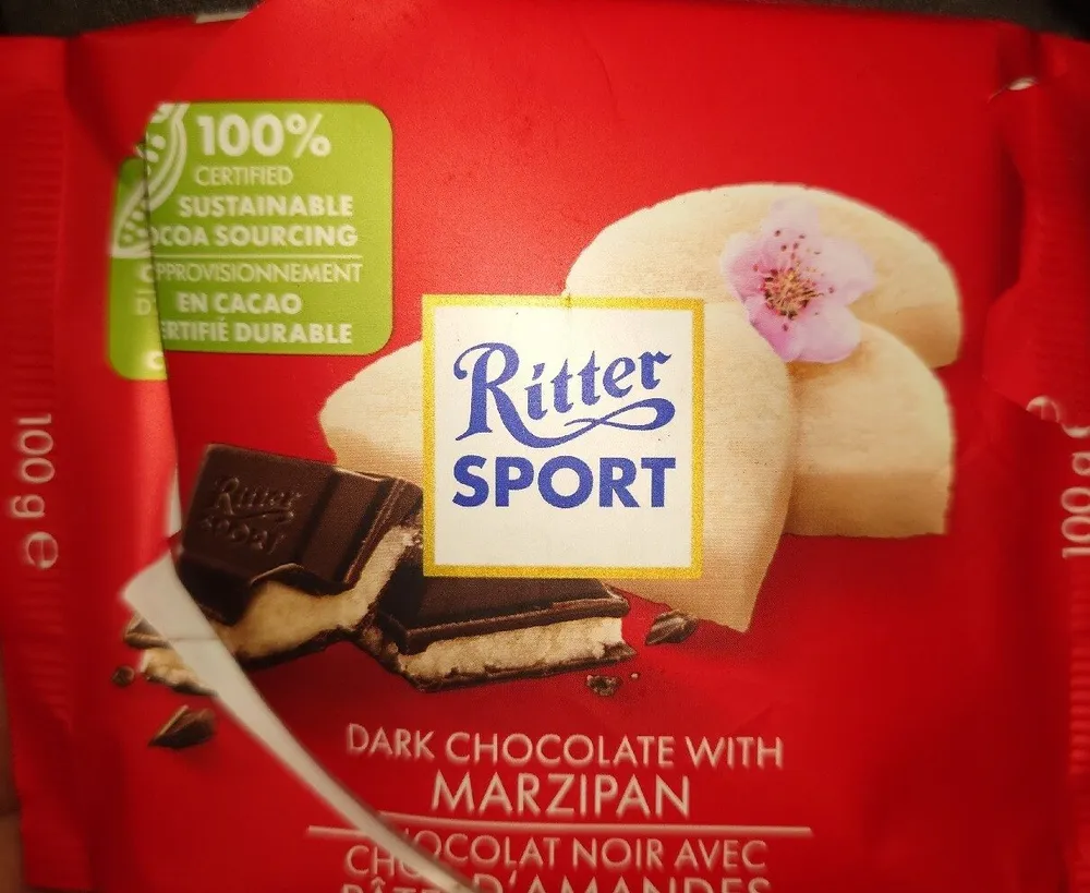 Dark Chocolate with Marzipan Filling