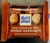 Milk chocolaté with hazelnuts