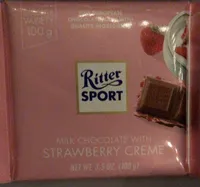Milk Chocolate with Strawberry Creme