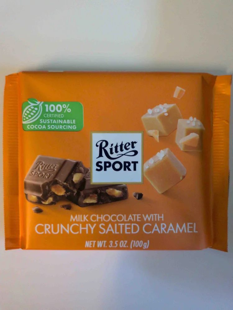 Crunchy Salted Caramel Milk Chocolate Bar