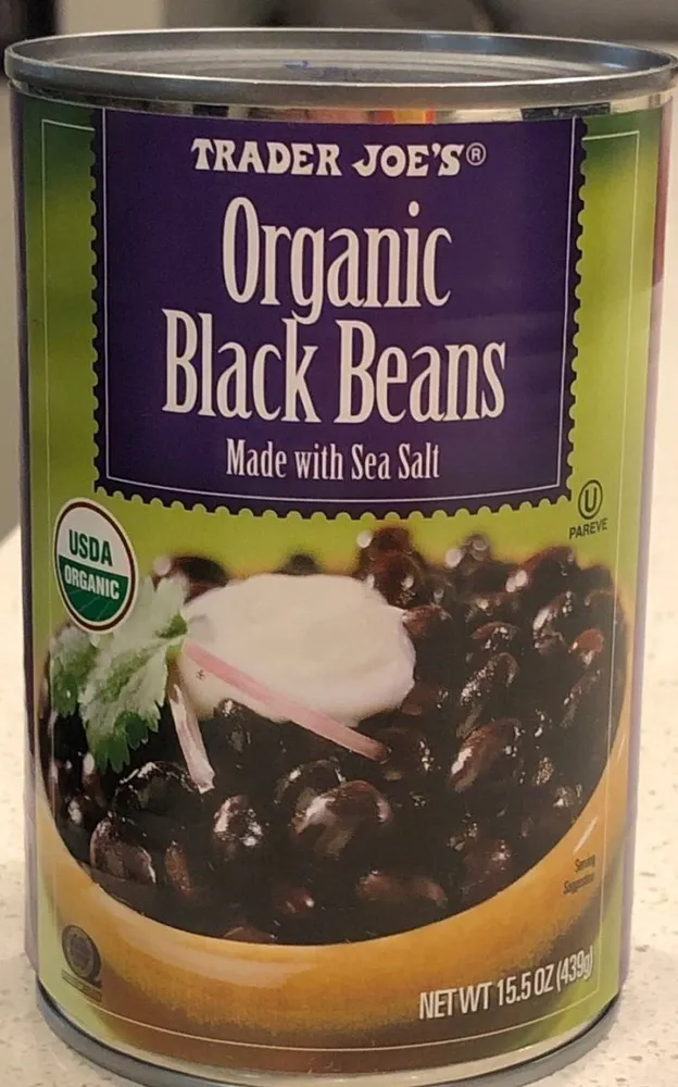 Organic Black Beans Made with Sea Salt