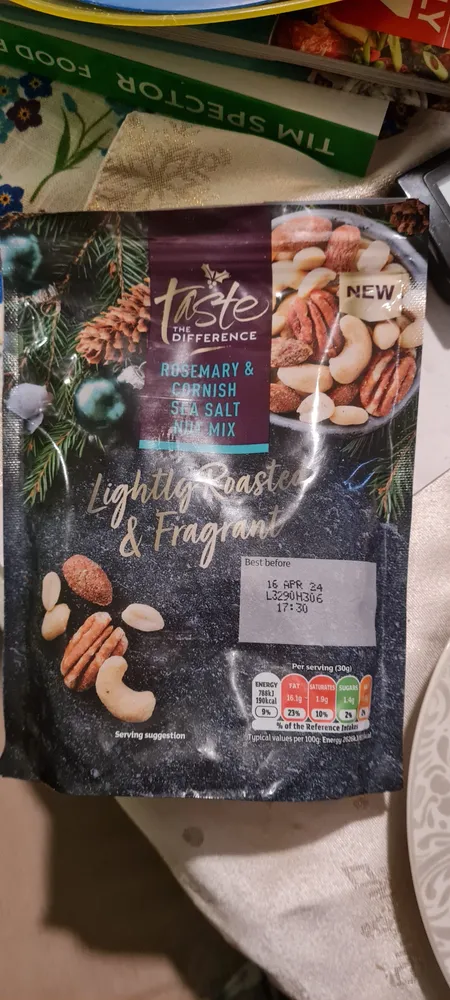 Rosemary & Cornish Sea Salt Nut Mix