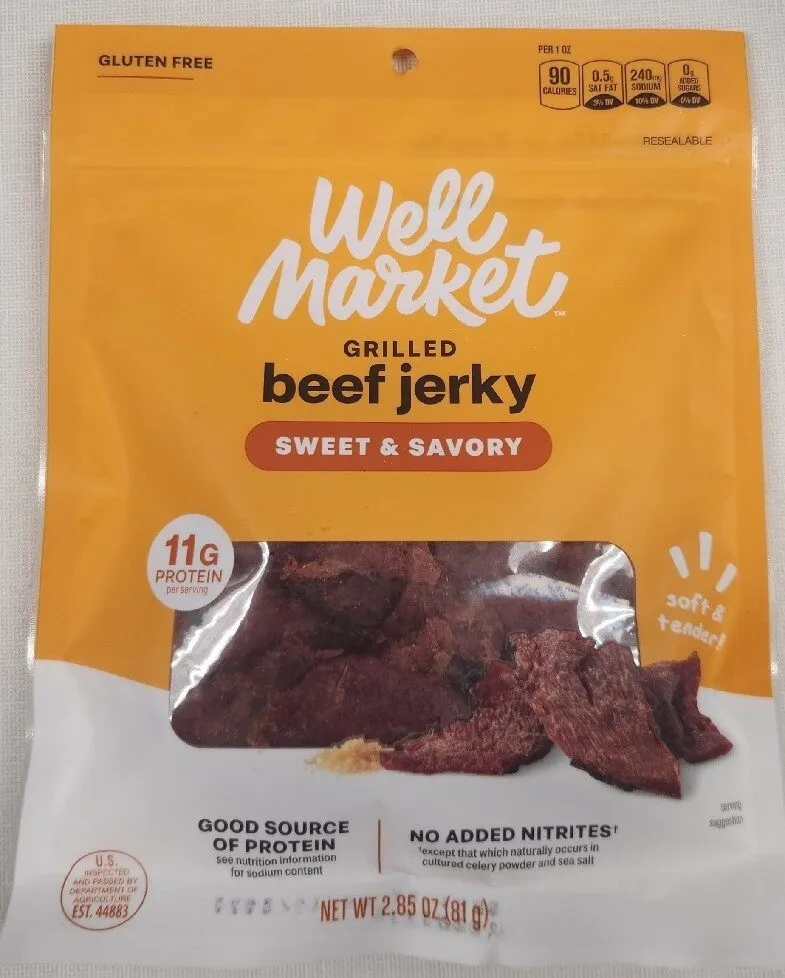 Grilled beef jerky - Sweet & Savory