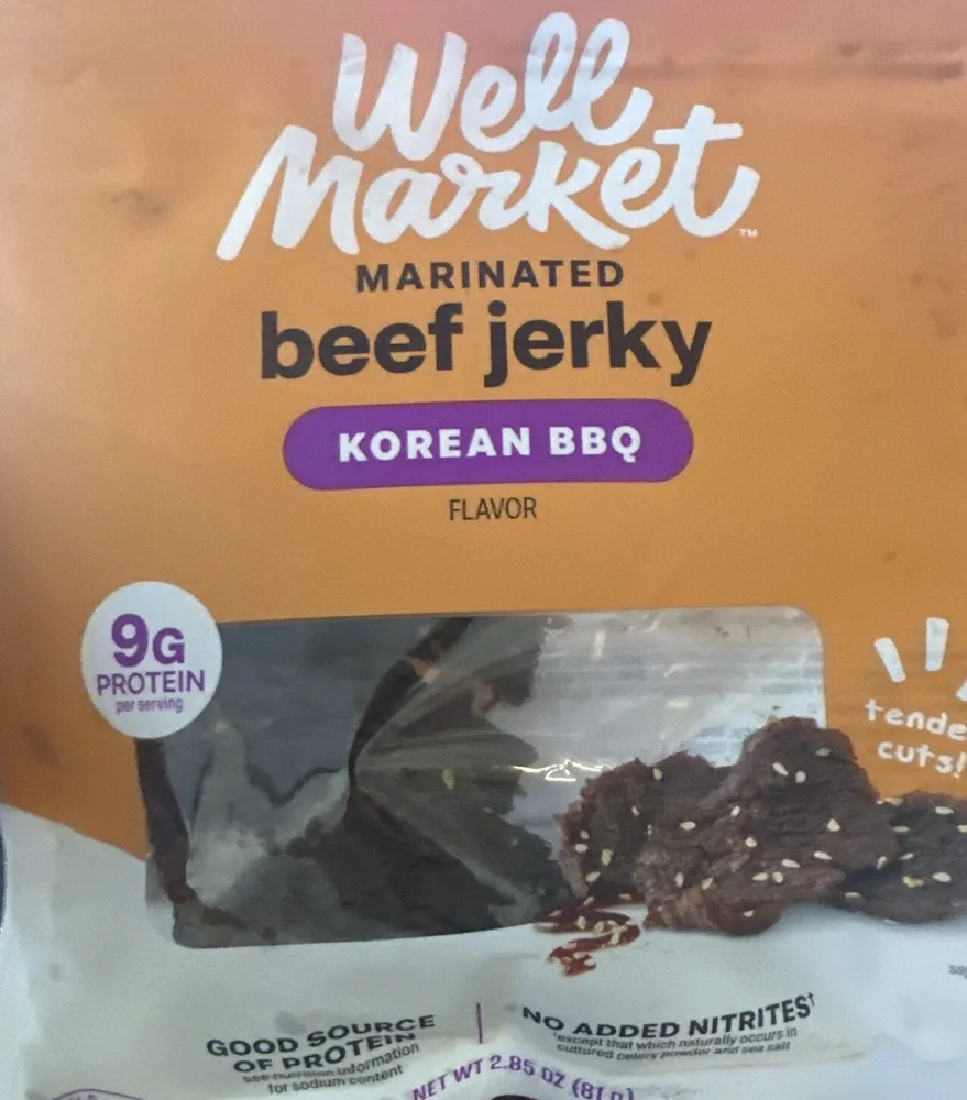 marinated beef jerky