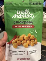 Roasted Sweet Sriracha Chickpeas