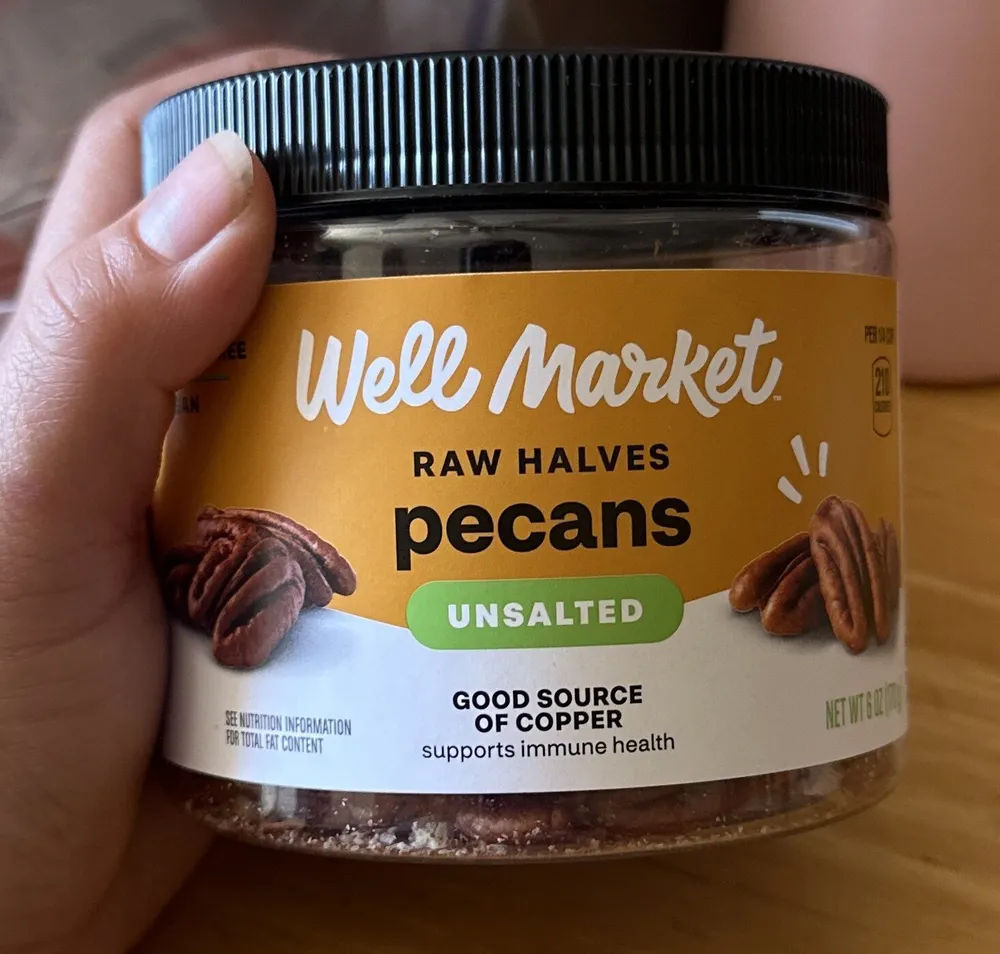 Raw Halves Pecans Unsalted