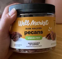 Raw Halves Pecans Unsalted
