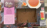 SALTED CARAMEL BROWNIE PUDDING