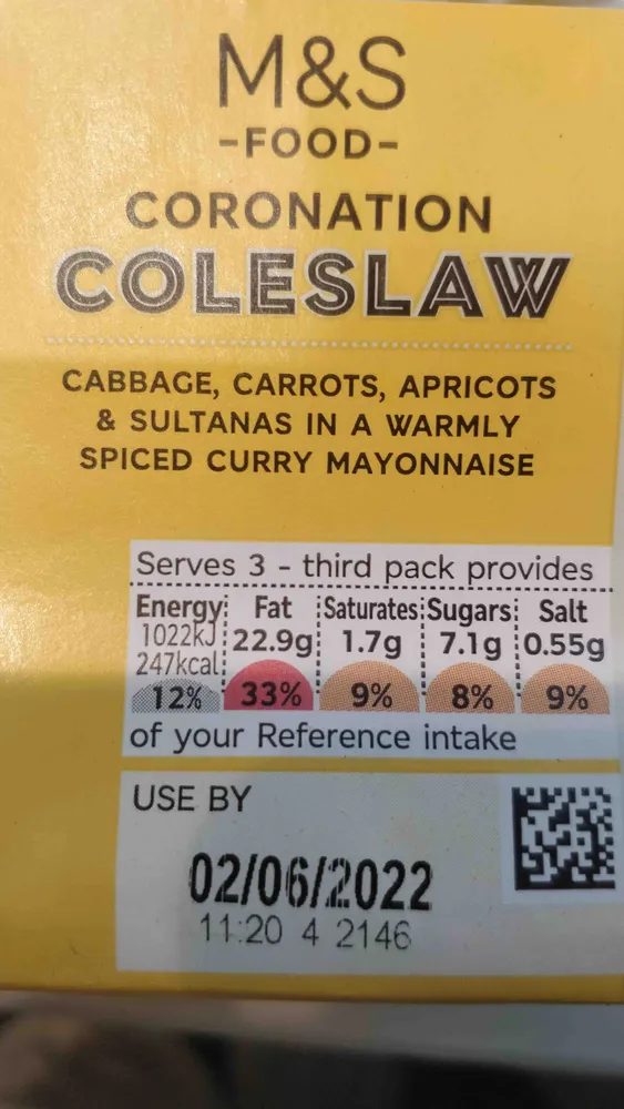 Coronation coleslaw