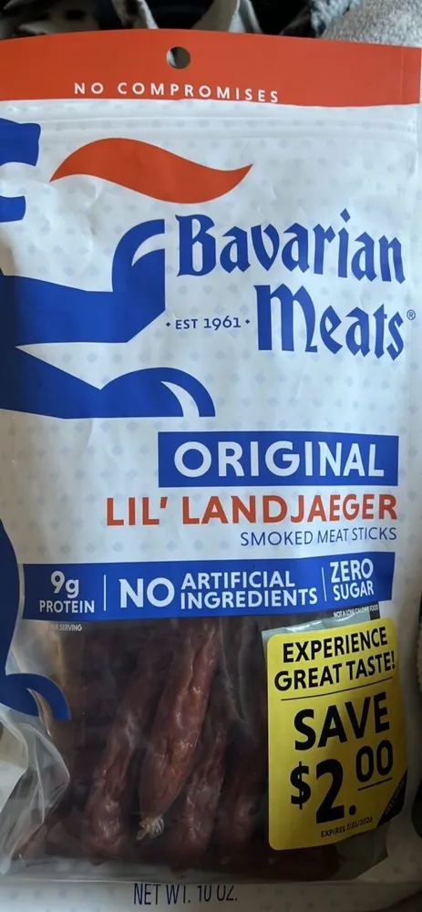 Smoked meat sticks