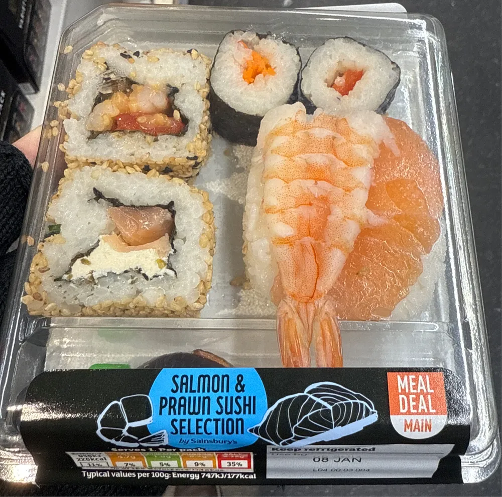 Salmon & Prawn Sushi Selection